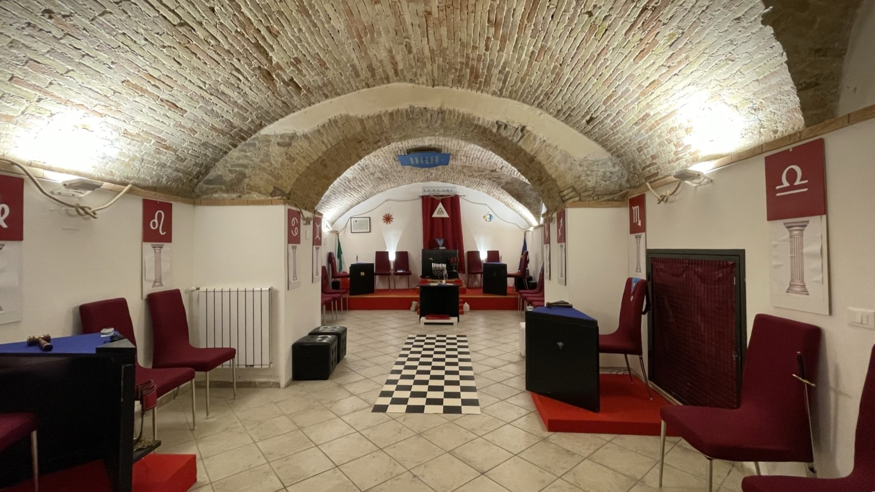 Spada Cerimoniale Della Loggia Massonica Con Lama Dritta E Finitura In - Foto 8